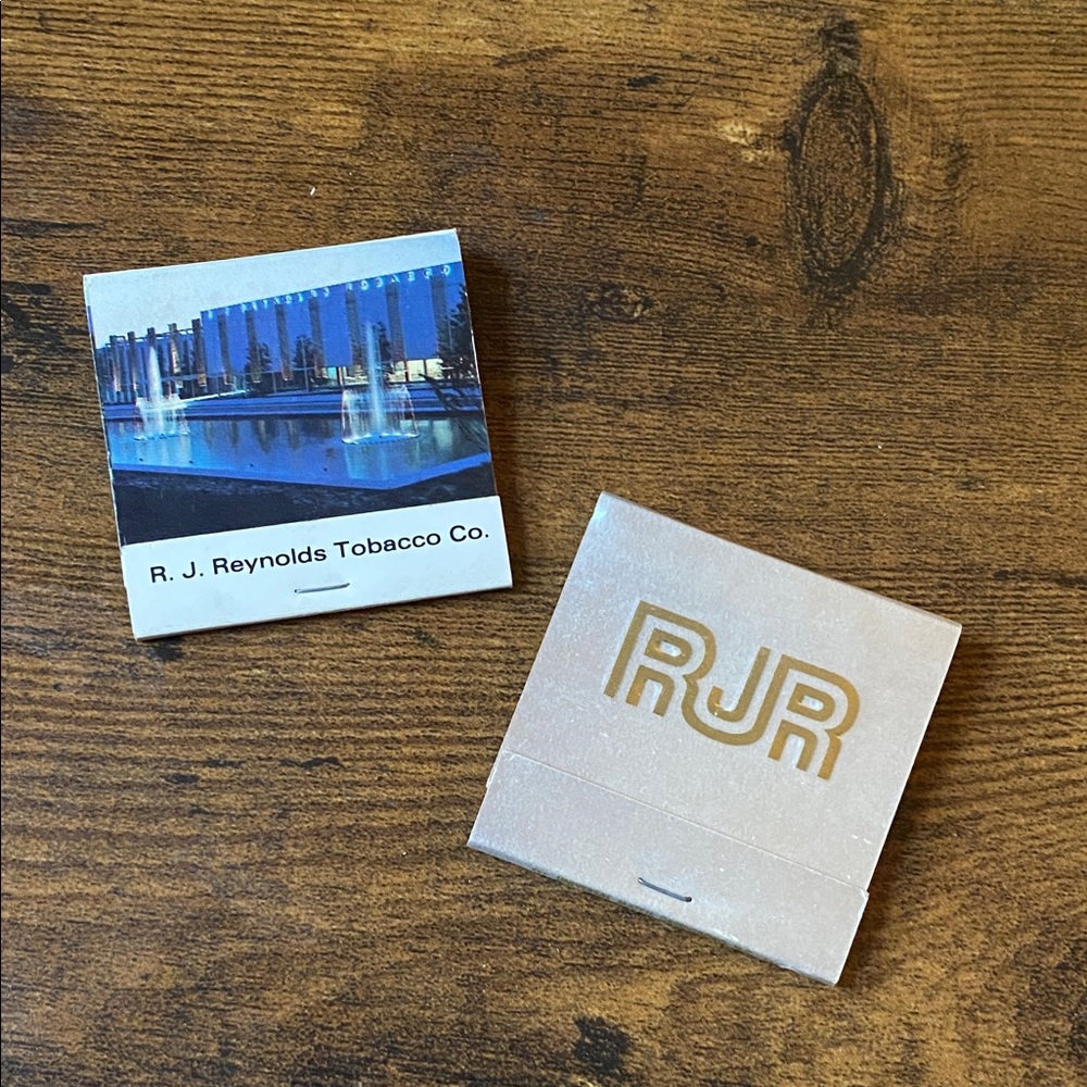 R.J. Reynolds Tobacco RJR Vintage Matchbooks Whitaker Park factory Winston-Salem